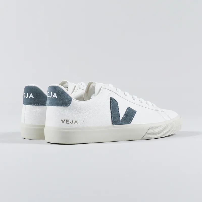Veja Womens Campo Chromefree Shoes Extra White California-3