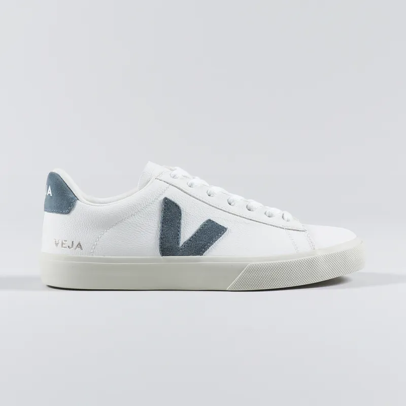 Veja Womens Campo Chromefree Shoes Extra White California-4