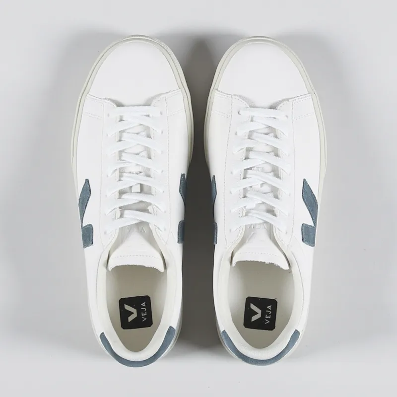 Veja Womens Campo Chromefree Shoes Extra White California-1