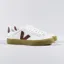 Veja Womens Campo Chromefree Shoes Extra White Marsala Natural