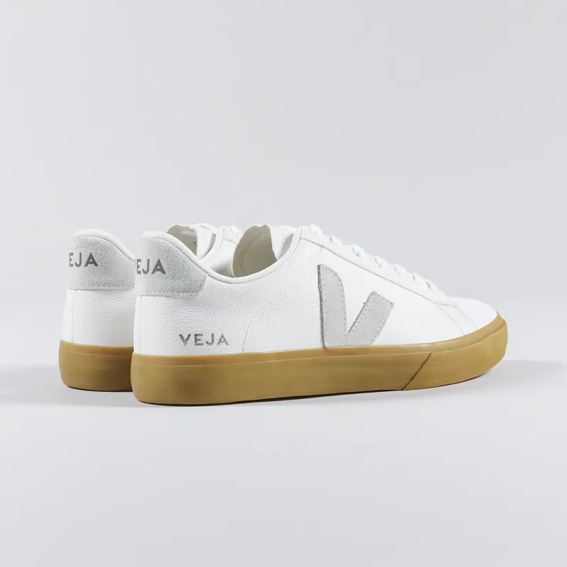 Veja Womens Campo Chromefree Shoes Extra White Natural-3