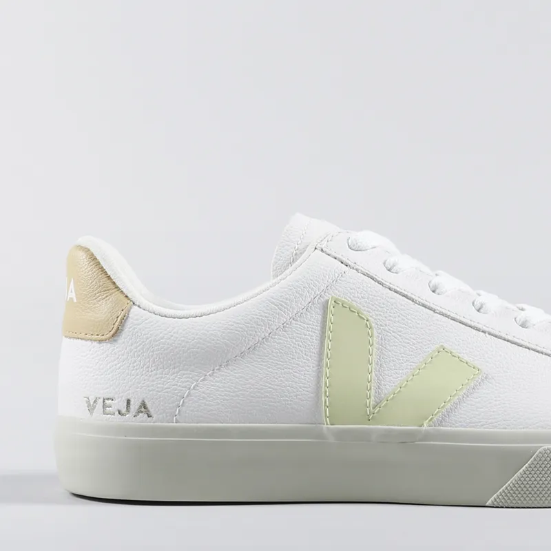 Veja Womens Campo Chromefree Shoes Extra White Sun Peach-5