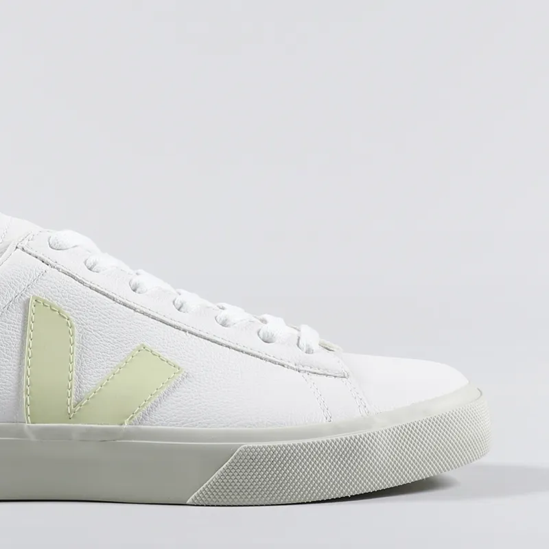 Veja Womens Campo Chromefree Shoes Extra White Sun Peach-6