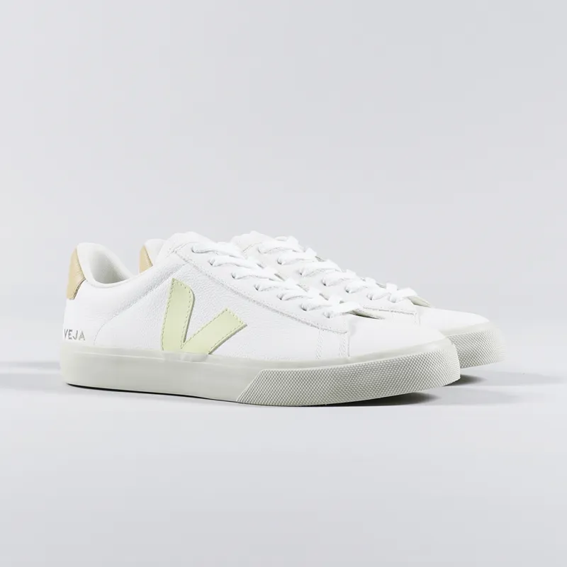 Veja Campo Chromefree Shoes Extra White Sun Peach