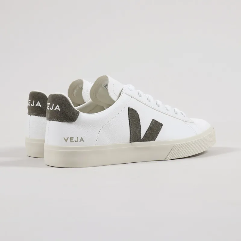 Veja Campo Chromefree Shoes Extra White Kaki-2