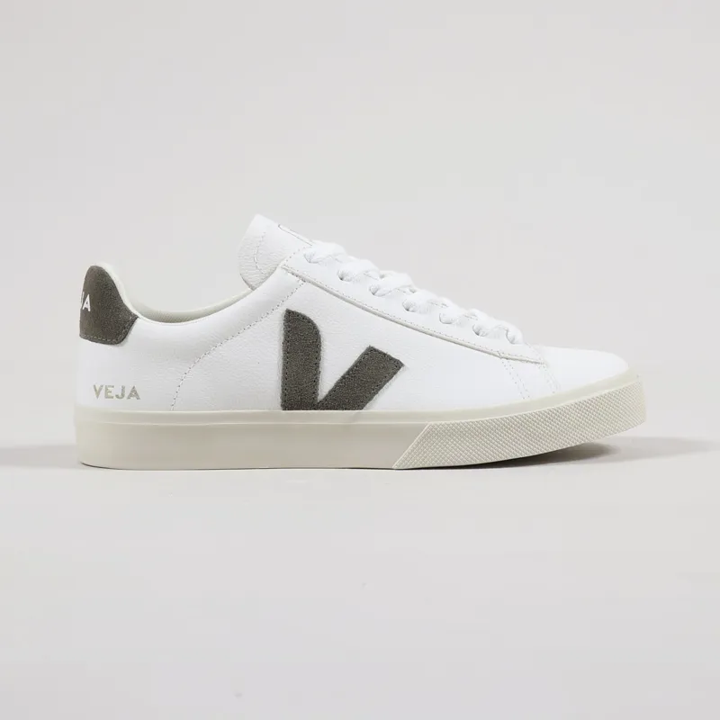 Veja Campo Chromefree Shoes Extra White Kaki-4