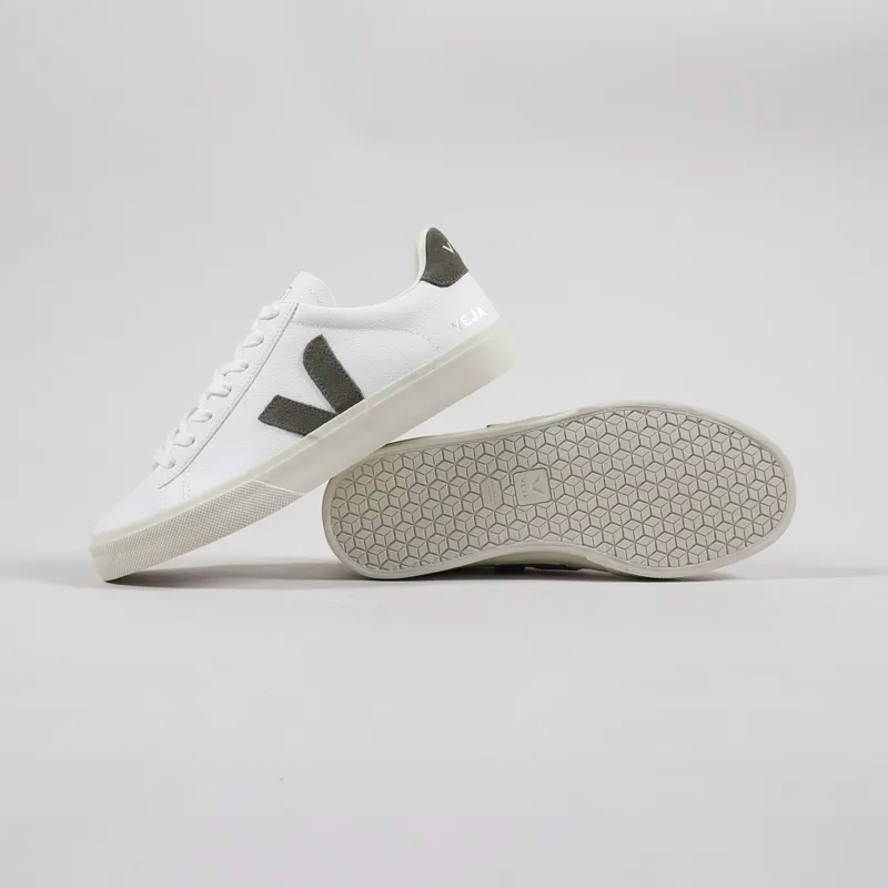 Veja Campo Chromefree Shoes Extra White Kaki-1