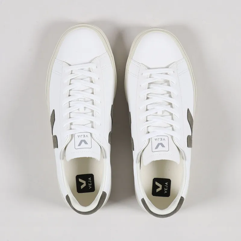 Veja Campo Chromefree Shoes Extra White Kaki-3