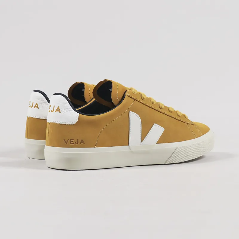 Veja Campo Nubuck Shoes Moutarde White-2