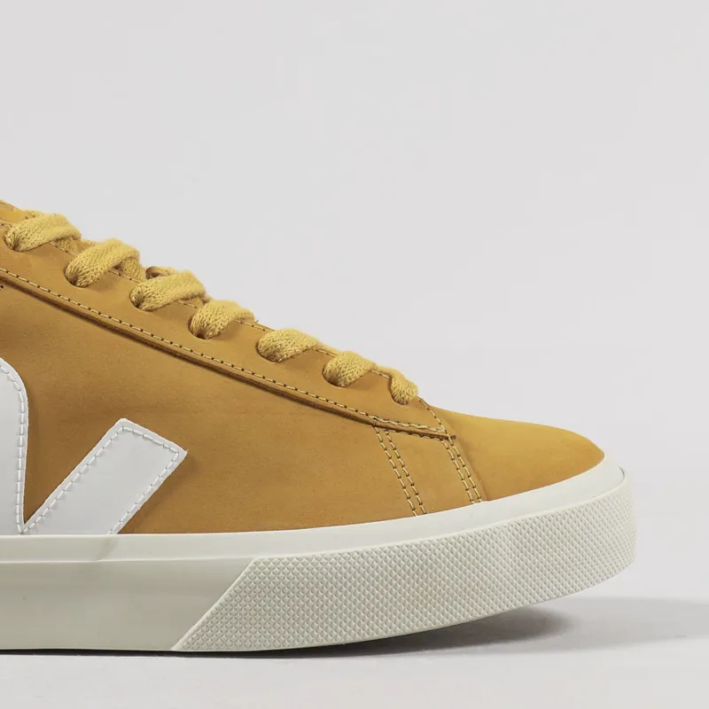 Veja Campo Nubuck Shoes Moutarde White-6