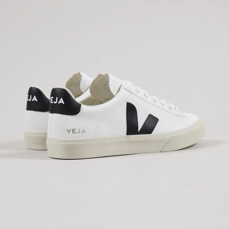 Veja Campo Chromefree Shoes Extra White Black-2