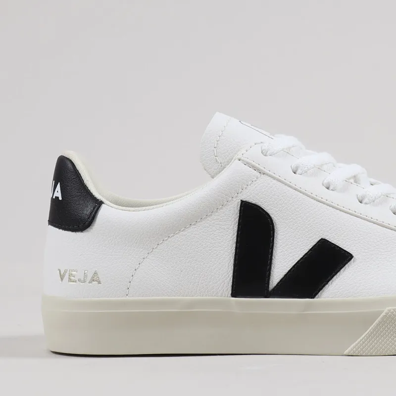 Veja Campo Chromefree Shoes Extra White Black-5