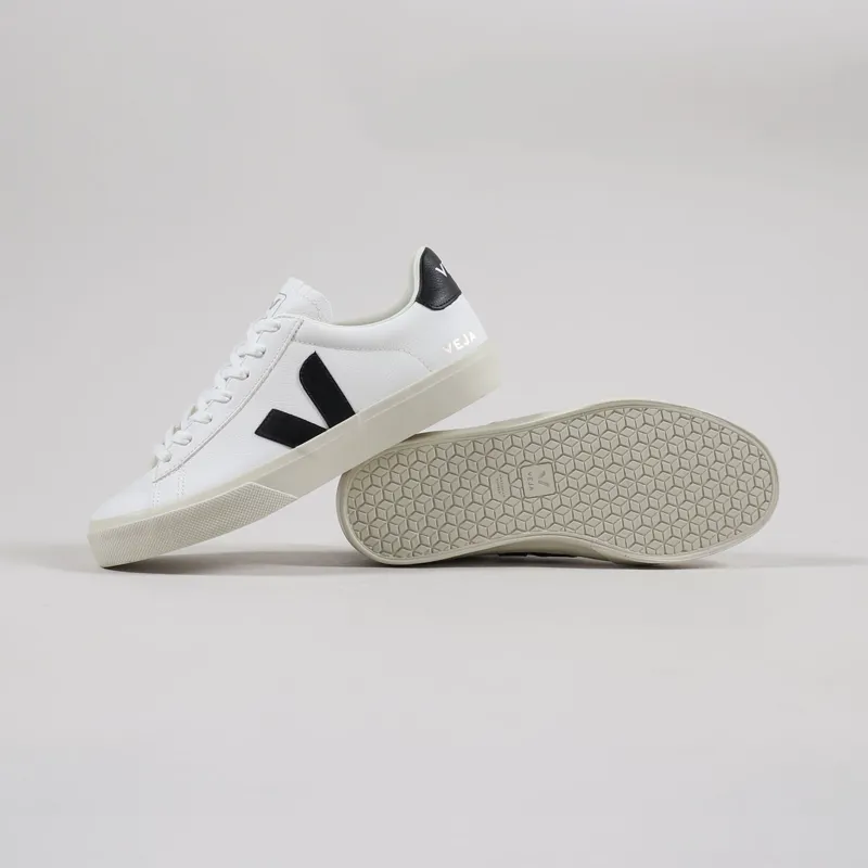 Veja Campo Chromefree Shoes Extra White Black-1