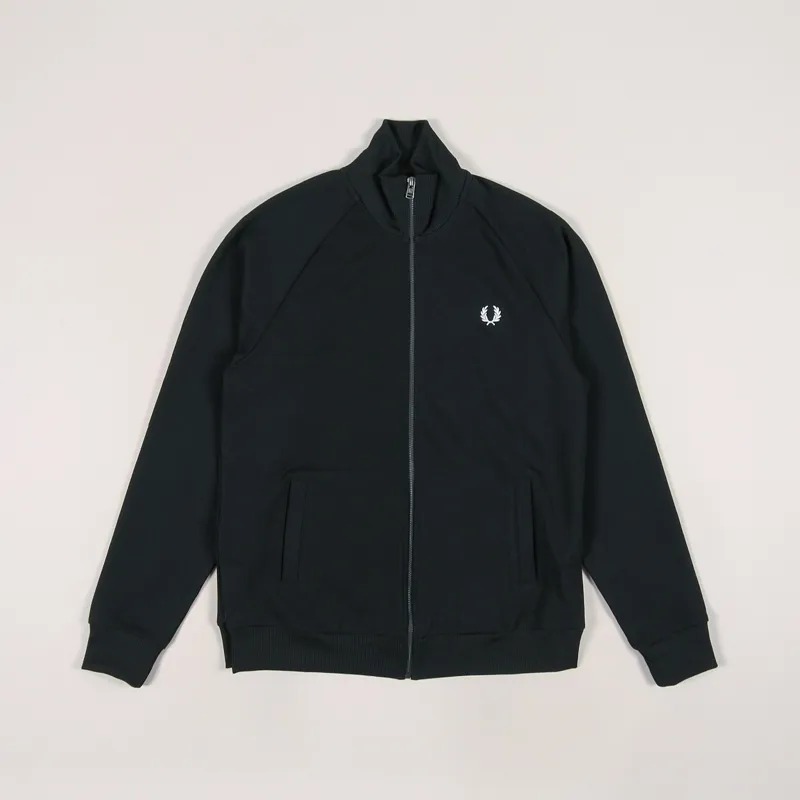 Fred Perry Concealed Tape Track Jacket Black