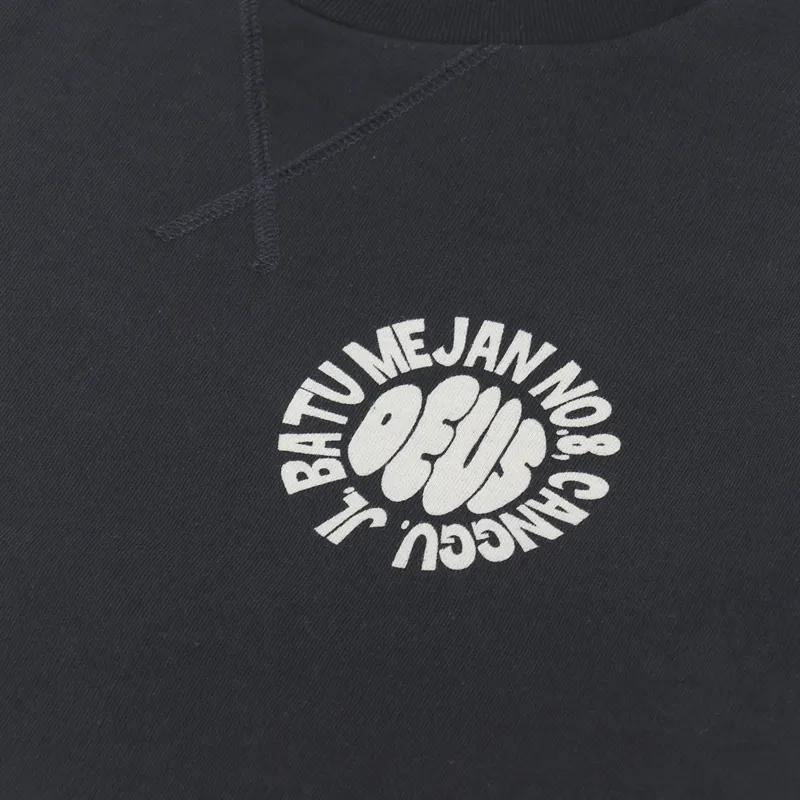 Deus Ex Machina Canggu Surf Crew Sweat Phantom Black-5