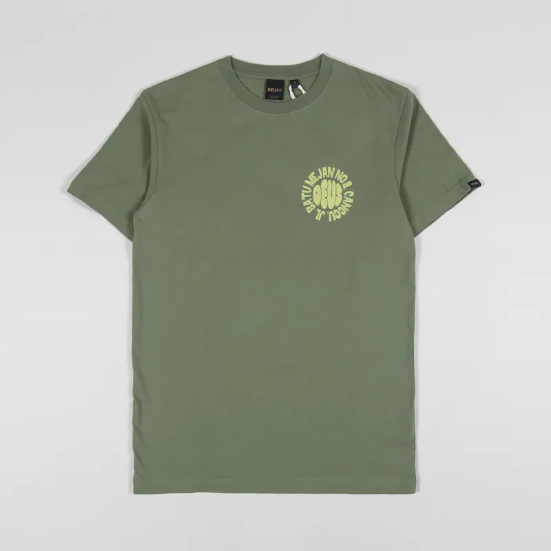 Deus Ex Machina Canggu Surf T Shirt Clover Green-1