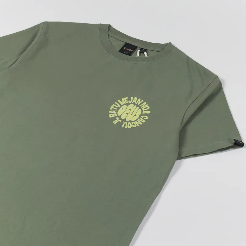 Deus Ex Machina Canggu Surf T Shirt Clover Green-3