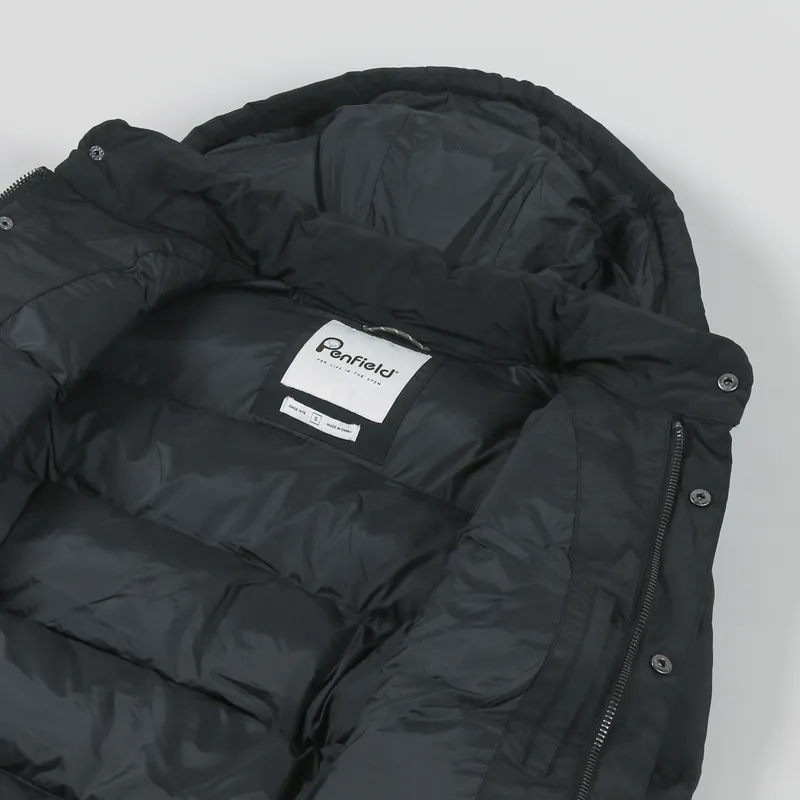 Penfield Contrast Puffer Jacket Black-7