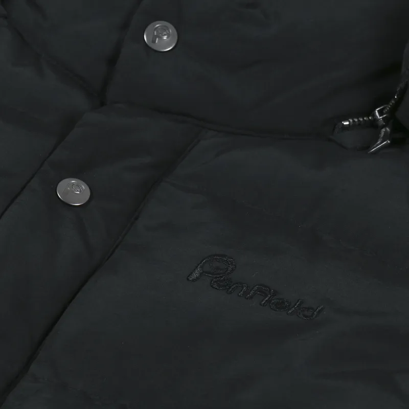 Penfield Contrast Puffer Jacket Black-12