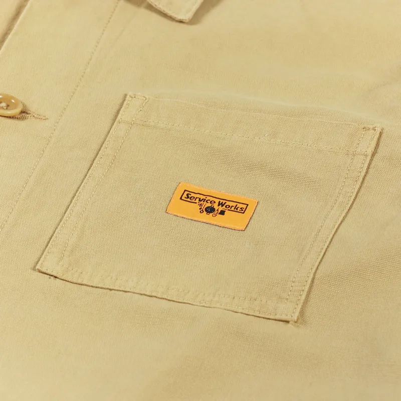 Service Works Coverall Jacket Tan-6