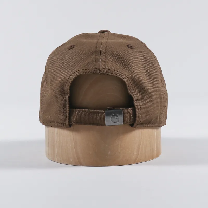 Carhartt WIP Canvas Script Cap Tamarind White-3