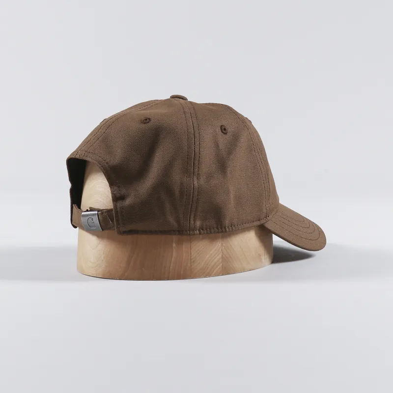 Carhartt WIP Canvas Script Cap Tamarind White-1
