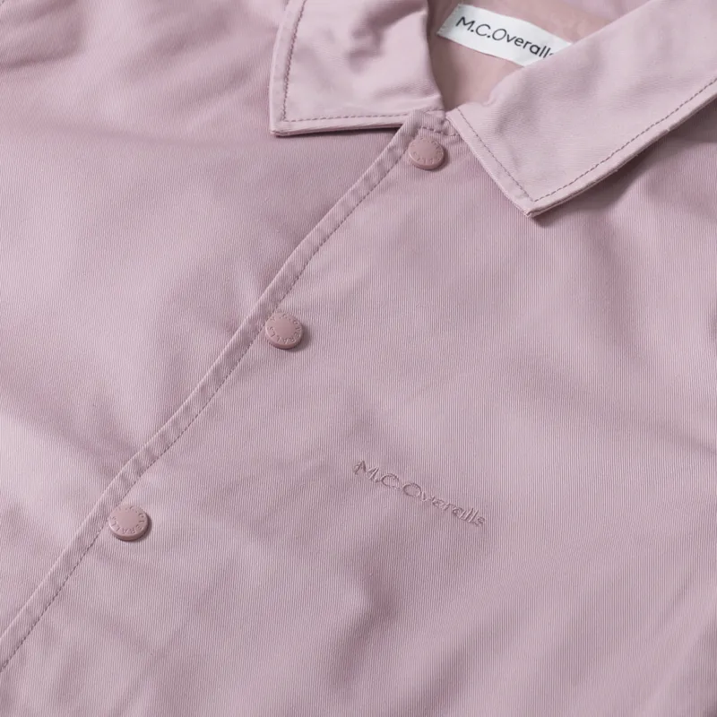 M.C Overalls Coach Jacket Dusty Pink-9