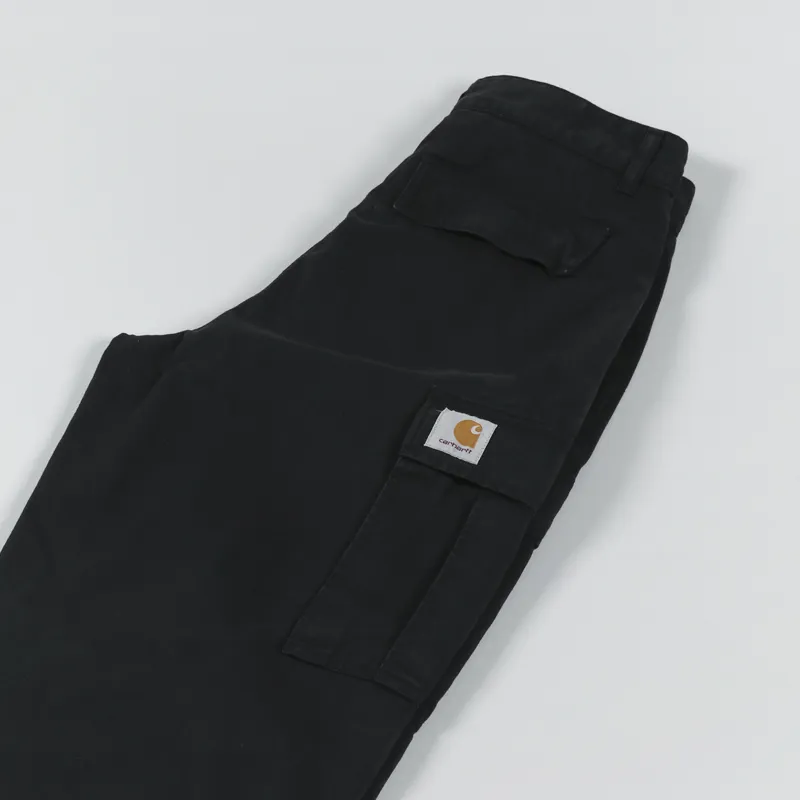 Carhartt WIP Cole Cargo Pant Black Moraga Twill-3