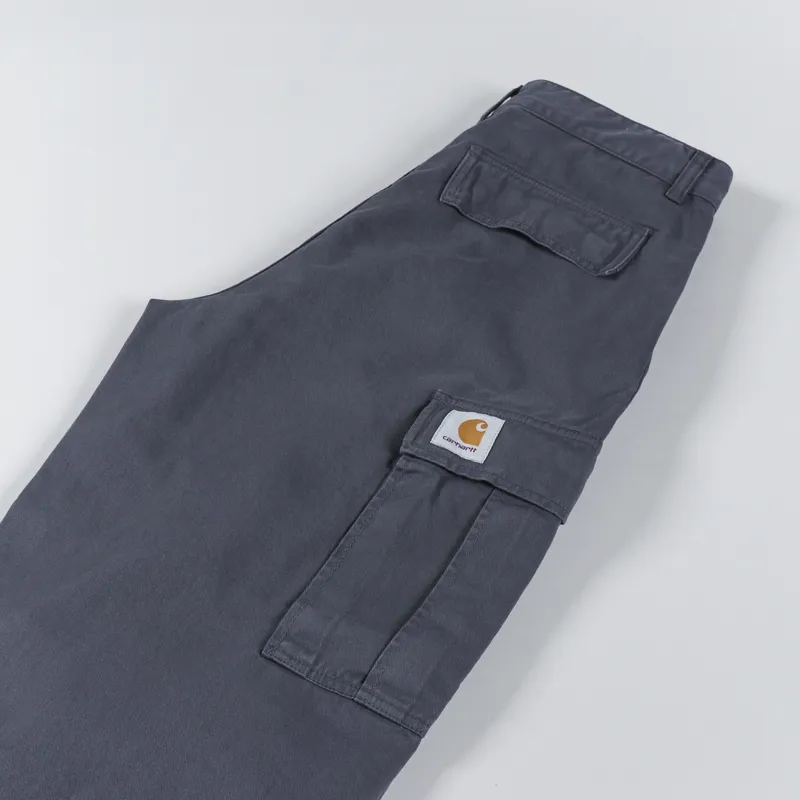 Carhartt WIP Cole Cargo Pant Zeus Rinsed Lane Poplin-6