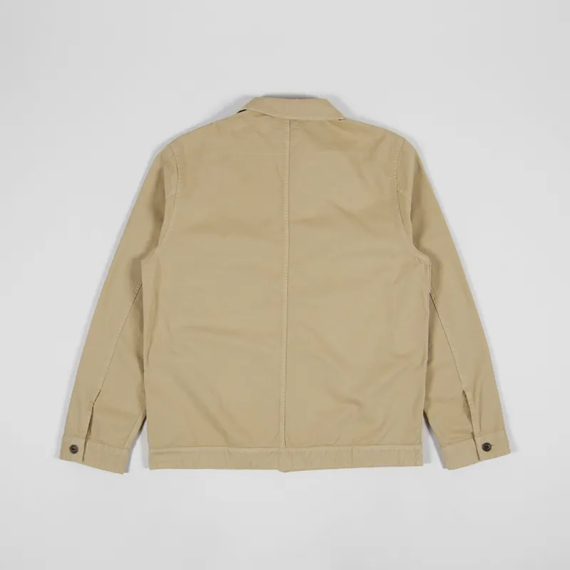 Nudie Jeans Colin Utility Overshirt Oat-1