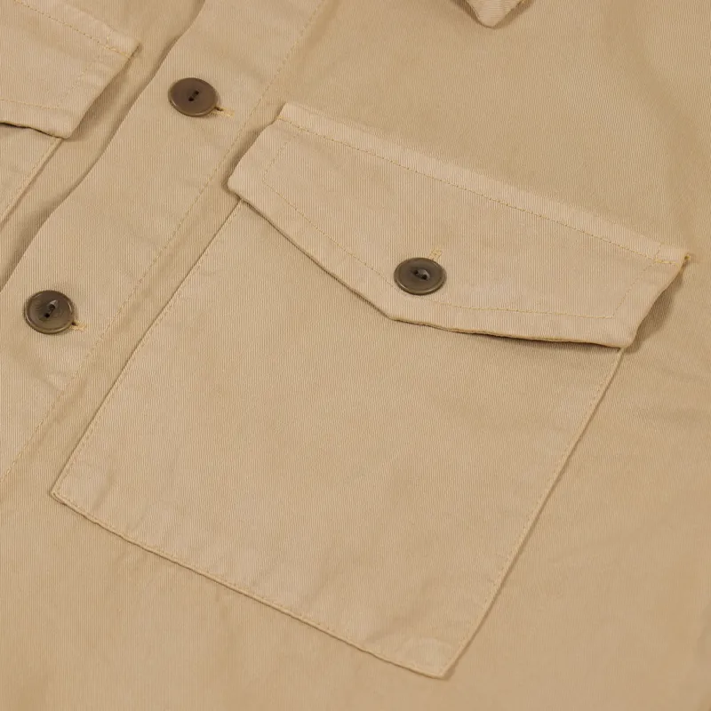 Nudie Jeans Colin Utility Overshirt Oat-5