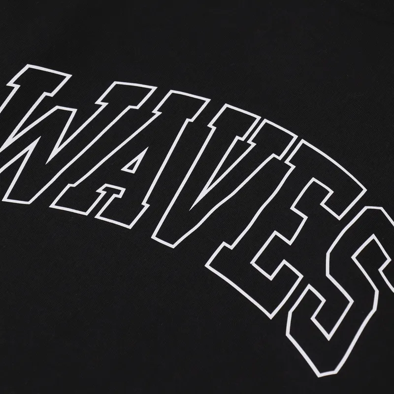 Avenue Wave Club College Sweat Black-4