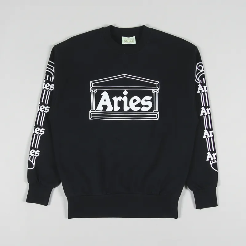 Aries Column Sweatshirt Black