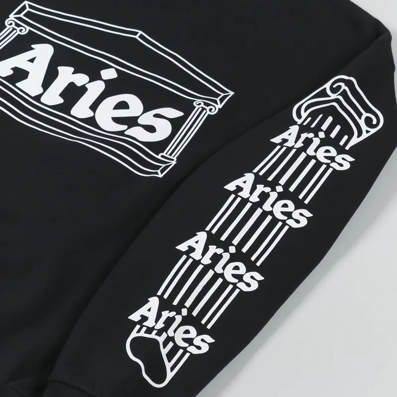 Aries Column Sweatshirt Black-7