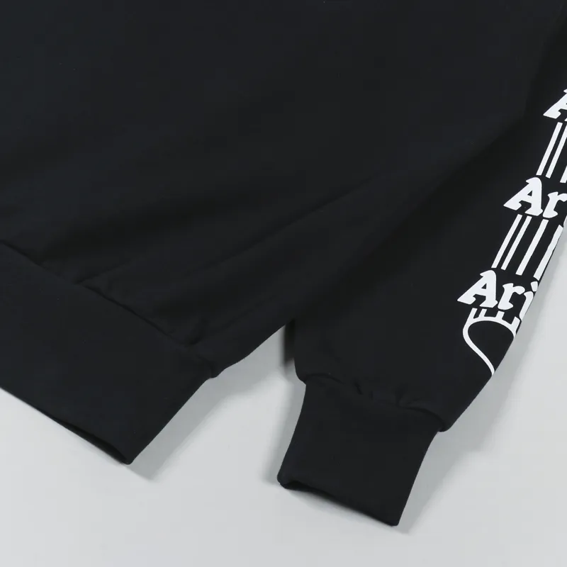 Aries Column Sweatshirt Black-5