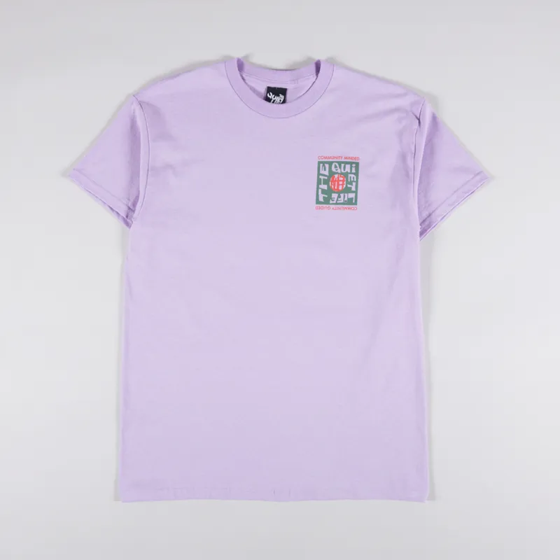 The Quiet Life Community Minded T Shirt Lavender-1