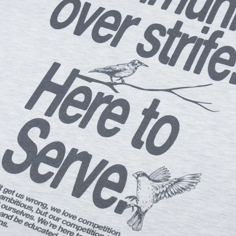 Pompeii Community Graphic T Shirt Grey-4