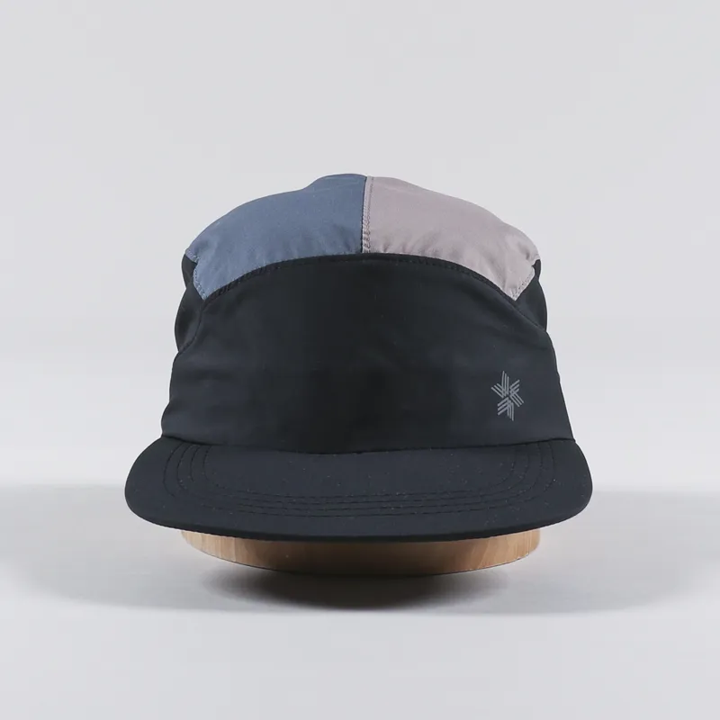 Goldwin Compact Jet Cap Black Foggy Grey Ash Brown-2