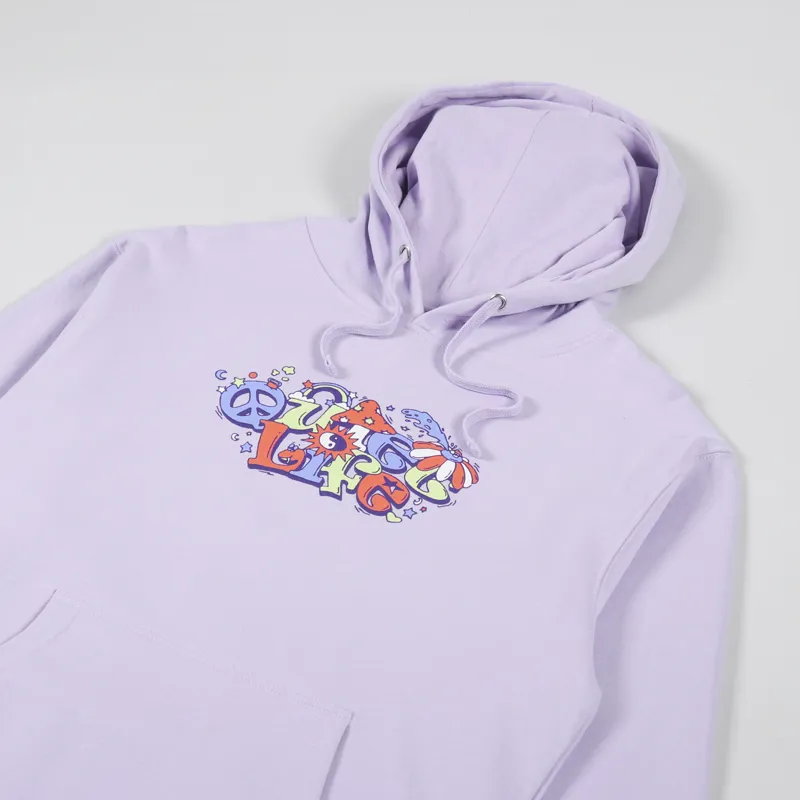 The Quiet Life Confetti Hoodie Lilac-2