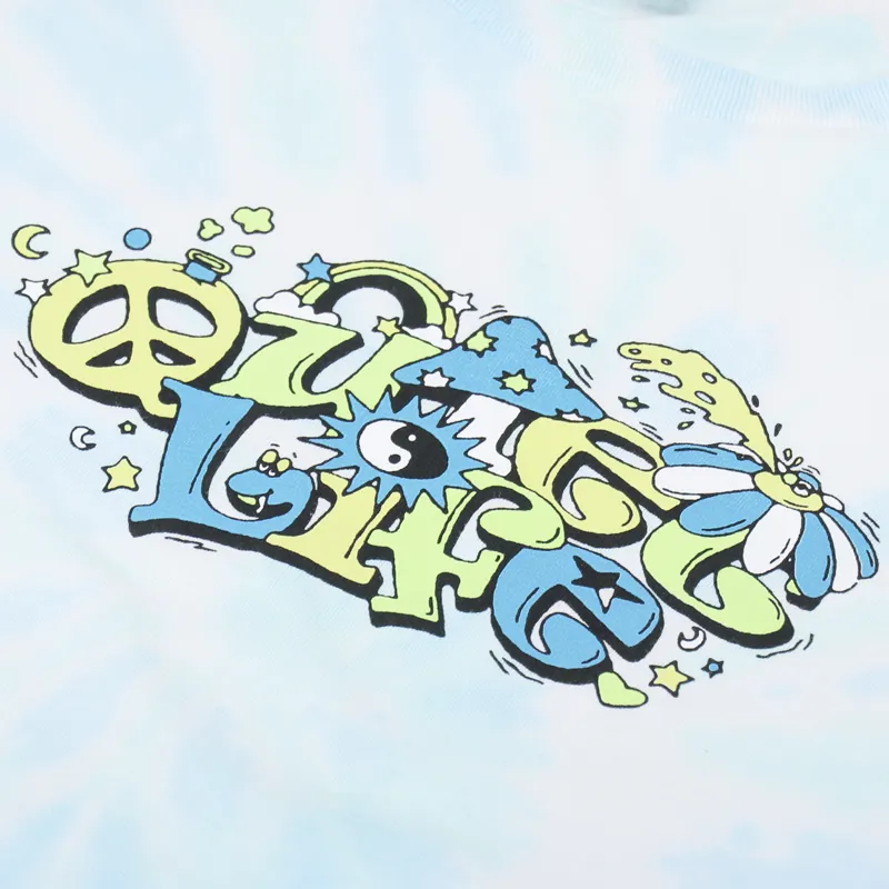 The Quiet Life Confetti T Shirt Tie Dye White-1