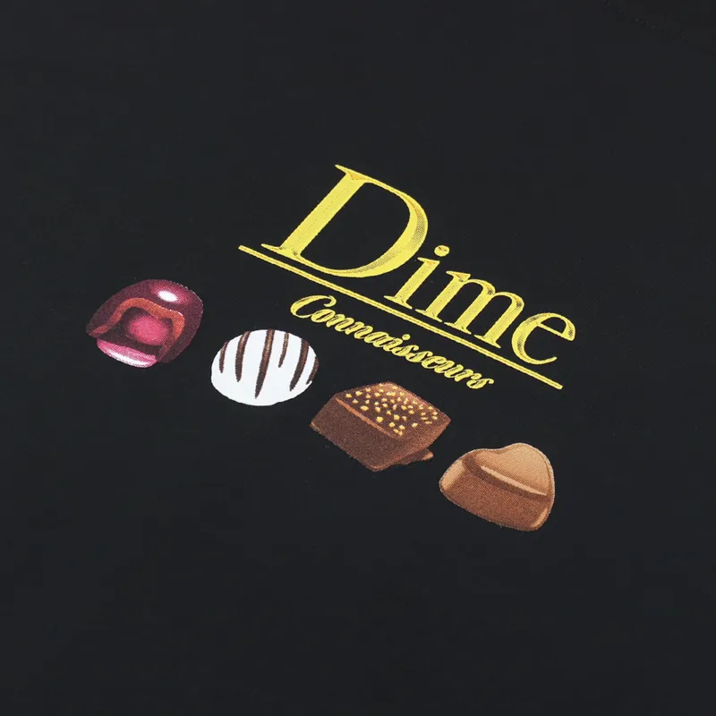 Dime Connaisseurs T Shirt Black-1
