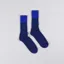 Country Of Origin Contrast Socks Blue