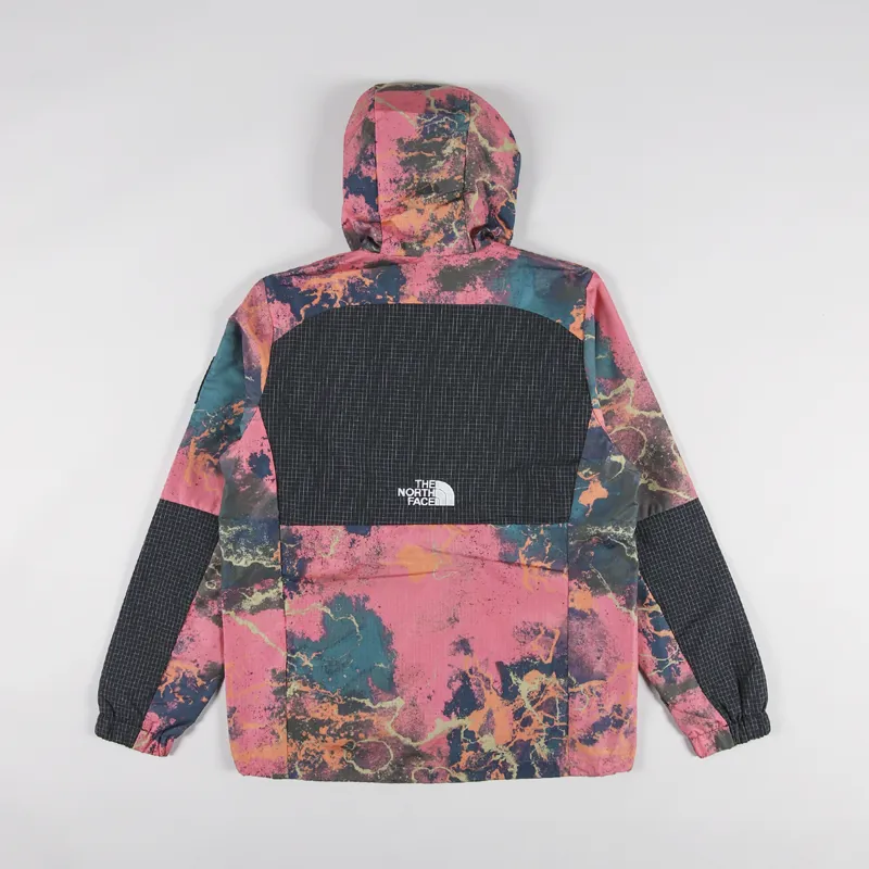 The North Face Printed Convin Anorak Cosmo Pink TNF Distort Print-1
