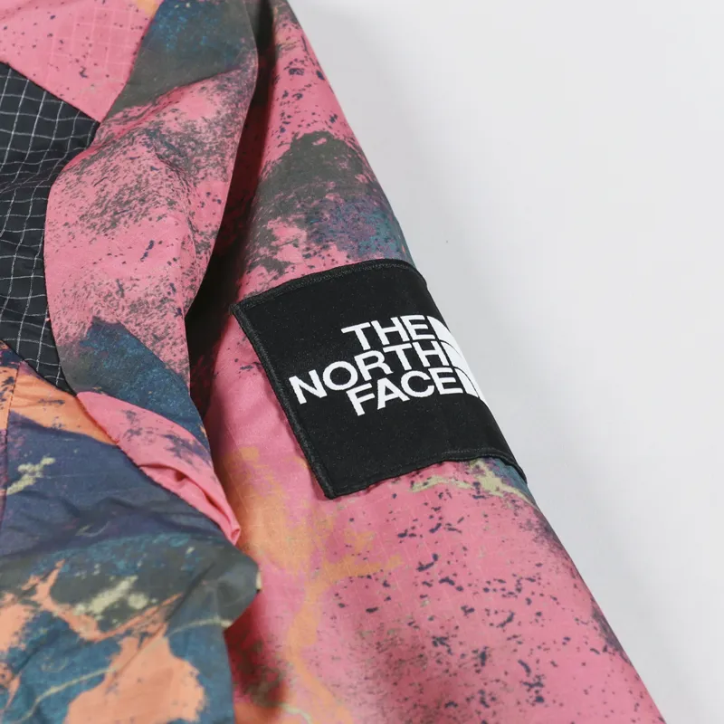 The North Face Printed Convin Anorak Cosmo Pink TNF Distort Print-7