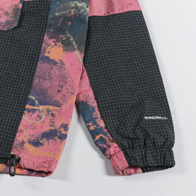 The North Face Printed Convin Anorak Cosmo Pink TNF Distort Print-6