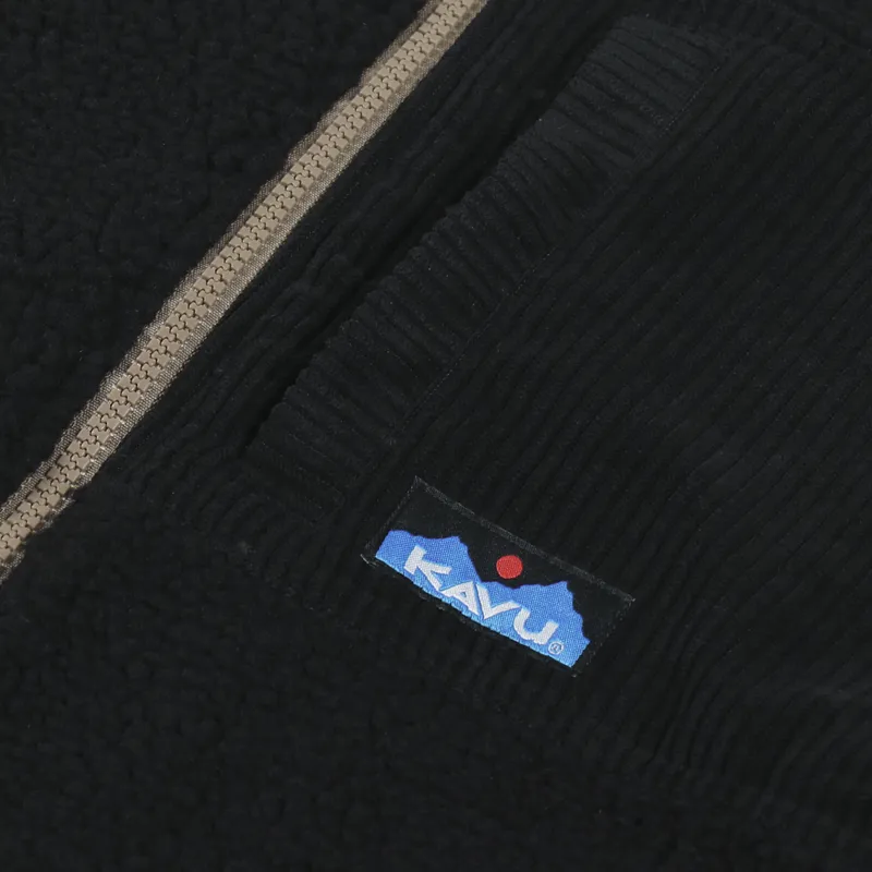 Kavu Cooper Fleece Vest Black-6