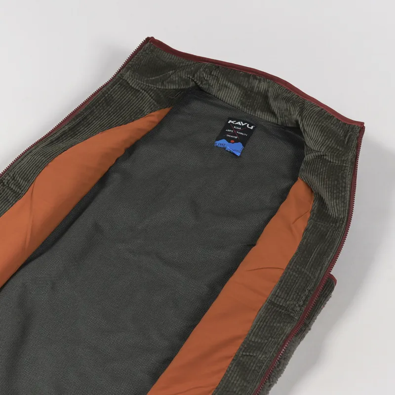 Kavu Cooper Fleece Vest Moss-4