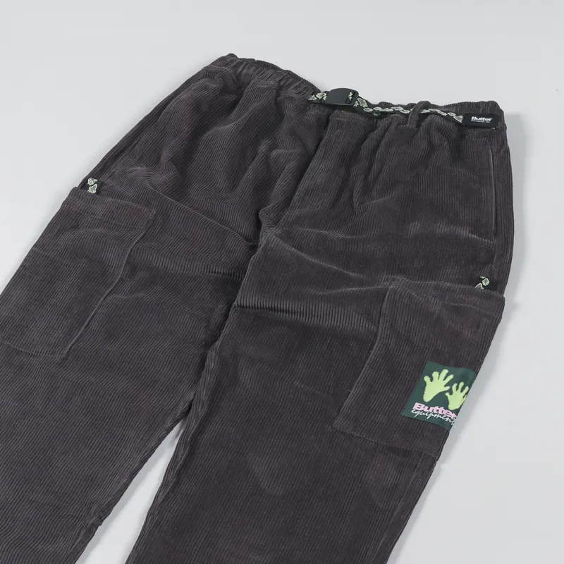Butter Goods Corduroy Cargo Pants Grey-5