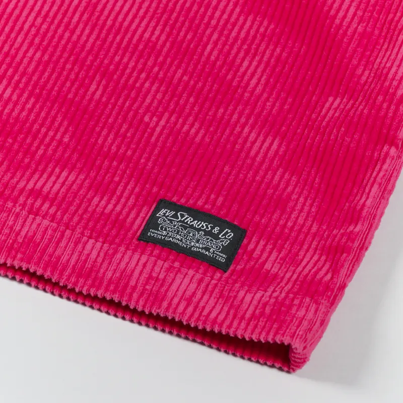 Levi's Skateboarding Cord Coat Raspberry-6