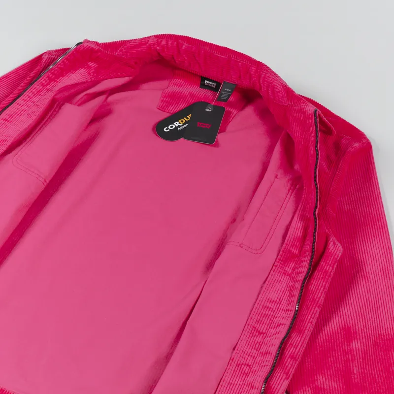 Levi's Skateboarding Cord Coat Raspberry-4